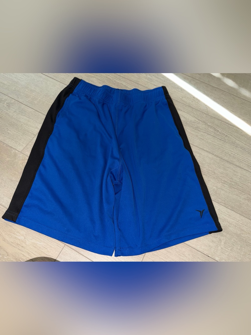 Old Navy Royal Blue Athletic Mesh Shorts with Black Side Panels